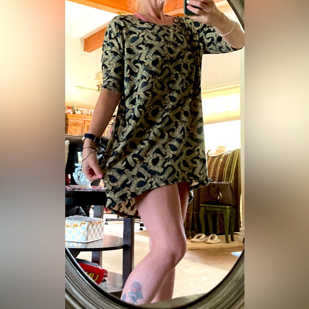 LuLaRoe Cowboy boot Irma Tunic MEDIUM